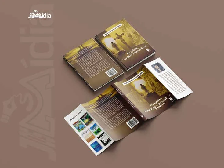 Mockup do livro Despidos, Vestidos e Revestidos
